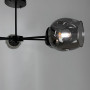 Зображення Сучасна стельова люстра в чорному корпусі на 5 плафонів ИМ Light-Deco 1 