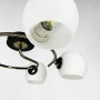 Зображення Стельова люстра з кругом в чорному корпусі на 5 плафонів ИМ Light-Deco 4 