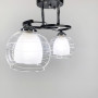 Изображение Люстра потолочная Light House LNF-17523/2С BK черная с двойным плафоном ИМ Light-Deco 1 
