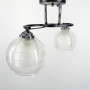 Изображение Люстра потолочная Light House LNF-17523/2С BK черная с двойным плафоном ИМ Light-Deco 