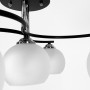 Зображення Стельова люстра в чорному корпусі на 5 плафонів Ø 57 см ИМ Light-Deco 4 