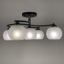 Зображення Стельова люстра в чорному корпусі на 5 плафонів Ø 57 см ИМ Light-Deco 3 