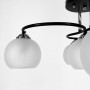 Зображення Стельова люстра в чорному корпусі на 5 плафонів Ø 57 см ИМ Light-Deco 1 