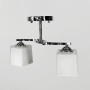 Зображення Люстра стельова Light House LNF-17531/2B CH хром з білим матовим плафоном ИМ Light-Deco 2 