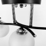 Зображення Стельова люстра в чорному корпусі на 3 плафони 57х13 см ИМ Light-Deco 2 