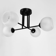 Люстра стельова Light House LNF-17484/4 BK чорна