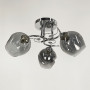Зображення Люстра стельова Light House LNF-17508/3 CH+GR хром із графітовим плафоном ИМ Light-Deco 