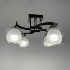 Люстра стельова Light House LNF-17410/4 чорний
