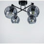 Изображение Світильник у чорному корпусі на 4 графітових плафони ИМ Light-Deco 5 