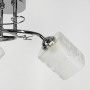 Изображение Срібна люстра на 3 матових плафони з узором Ø 45 см ИМ Light-Deco 