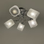 Изображение Люстра в хромованому корпусі з 5-ма плафонами з візерунком ИМ Light-Deco 3 