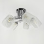 Изображение Люстра в хромованому корпусі з 5-ма плафонами з візерунком ИМ Light-Deco 