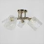 Изображение Золота люстра на 5 матових плафонів з узором Ø 58 см ИМ Light-Deco 1 