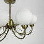 Зображення Люстра в бронзовому корпусі на 8 білих плафонів ИМ Light-Deco 1 