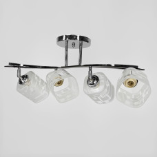 Люстра стельова Light House LNF-17476/4 CR хром з поворотним плафоном