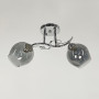 Зображення Люстра стельова Light House LNF-17508/2 CH+GR хром із графітовим плафоном ИМ Light-Deco 2 