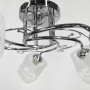 Зображення Срібна люстра на 5 матових плафонів з узором Ø 58 см ИМ Light-Deco 2 