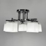 Зображення Люстра стельова Light House LNF-17531/5B CH хром з білим матовим плафоном ИМ Light-Deco 1 