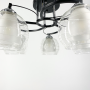 Изображение Стельова люстра в чорному корпусі з подвійним плафоном ИМ Light-Deco 5 