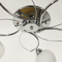 Зображення Срібна люстра на 5 білих плафонів ИМ Light-Deco 1 