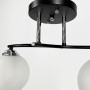 Зображення Стельова люстра в чорному корпусі на 2 плафони 40х16 см ИМ Light-Deco 2 