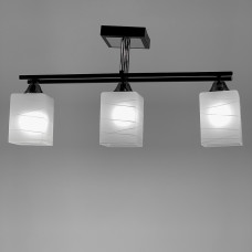 Люстра стельова Light House LNF-17480/3 чорна