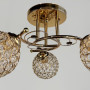 Зображення Золота люстра на 3 плафони з камінням Ø37х25 см ИМ Light-Deco 3 