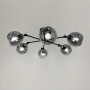 Зображення Люстра стельова Light House LF-17374/6 CH+BK+GR з графітовими плафонами ИМ Light-Deco 2 
