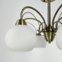 Зображення Люстра в бронзовому корпусі на 6 білих плафонів ИМ Light-Deco 2 