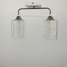 Люстра стельова Light House LNF-17435/2 біла+хром