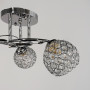 Зображення Хромована люстра на 3 плафони з камінням Ø37х25 см ИМ Light-Deco 2 