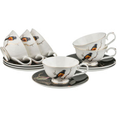 Чайний набір Lefard "Співуча гілка" на 6 персон 264-636 білий 