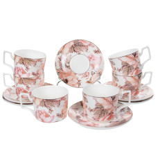 Чайний набір Lefard "Осінь" на 6 персон чашки 200 мл (975-064)