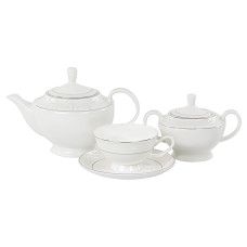 Чайний сервіз Lefard на 6 персон з чайником 440-111 білий