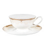 Зображення Чайний сервіз "Золота класика" Lefard на 6 персон з чайником 440-132 білий  ИМ Light-Deco 1 