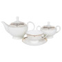 Зображення Чайний сервіз "Золота класика" Lefard на 6 персон з чайником 440-132 білий  ИМ Light-Deco 