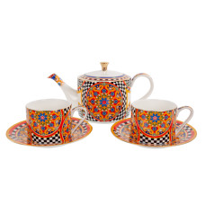 Чайний набір 5 пр (чайник 830 мл, 2 чашки