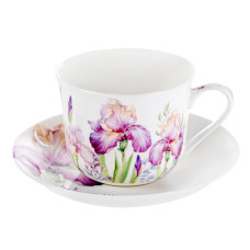 Чайний набір iриси 2пр 470 мл