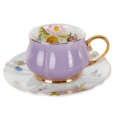 Чашка чайна порцелянова з блюдцем Lefard 200мл (975-028)