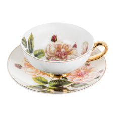 Чашка чайна порцелянова з блюдцем Lefard 200мл (975-072)