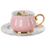 Зображення Чашка чайна порцелянова з блюдцем Lefard 200мл (975-025) ИМ Light-Deco 
