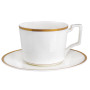 Зображення Чайний набір Lefard "Magnat" на 6 персон чашки 290 мл (440-127) білий із золотою облямівкою ИМ Light-Deco 1 