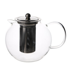 Чайник скляний заварювальний Light House "Пуер" 1200 мл (1,2 л) прозорий (8905-013)