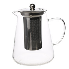 Чайник скляний заварювальний Light House "Англійський сніданок" 950 мл. прозорий (8905-020)