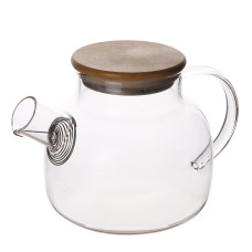 Чайник скляний заварювальний Light House "Містер" 1000 мл (1л) прозорий (8919-012)