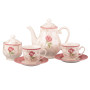 Зображення Чайний сервіз Lefard "Дамаск фловер пінк" на 6 персон із чайником 910-084 рожевий ИМ Light-Deco 