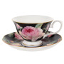 Зображення Чашка порцелянова з блюдцем Lefard "Півонія" 200мл (943-197) ИМ Light-Deco 