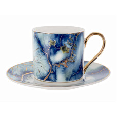 Чашка чайна фарфорова з блюдцем Lefard 220мл (165-364)