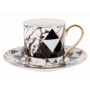 Зображення Чашка чайна фарфорова з блюдцем Lefard 220мл (165-365) ИМ Light-Deco 