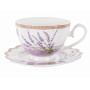 Зображення Чашка порцелянова з блюдцем Lefard "Квіти лаванди" 250мл (165-355) ИМ Light-Deco 
